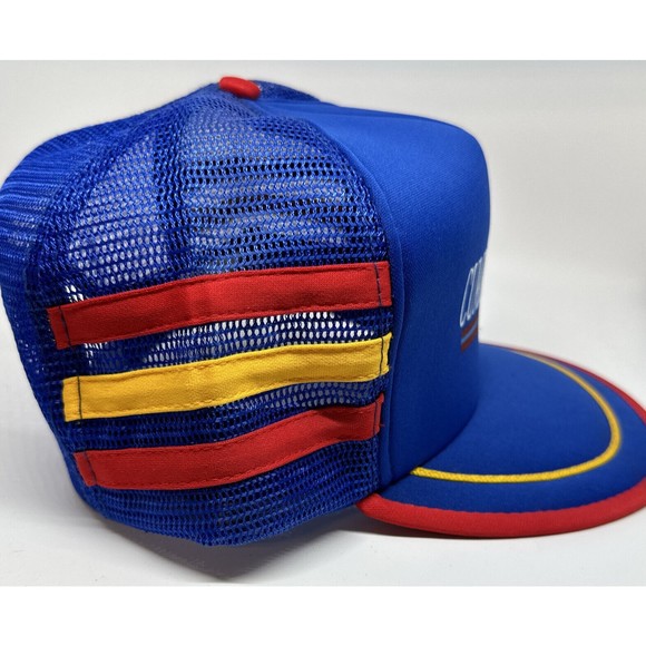 Vintage Cumberland Falls Kentucky Three 3 Stripe Mesh Snapback Trucker Hat Cap - Picture 3 of 8